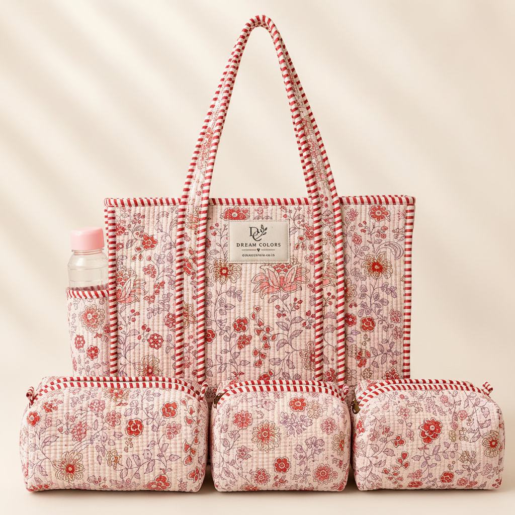 Cotton Quilted Bags