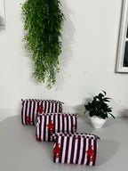 SET OF THREE MULTI PURPOSE TOILETRY BAGS