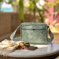 Dream Colors Quilted Cotton Sling Bag - Floral