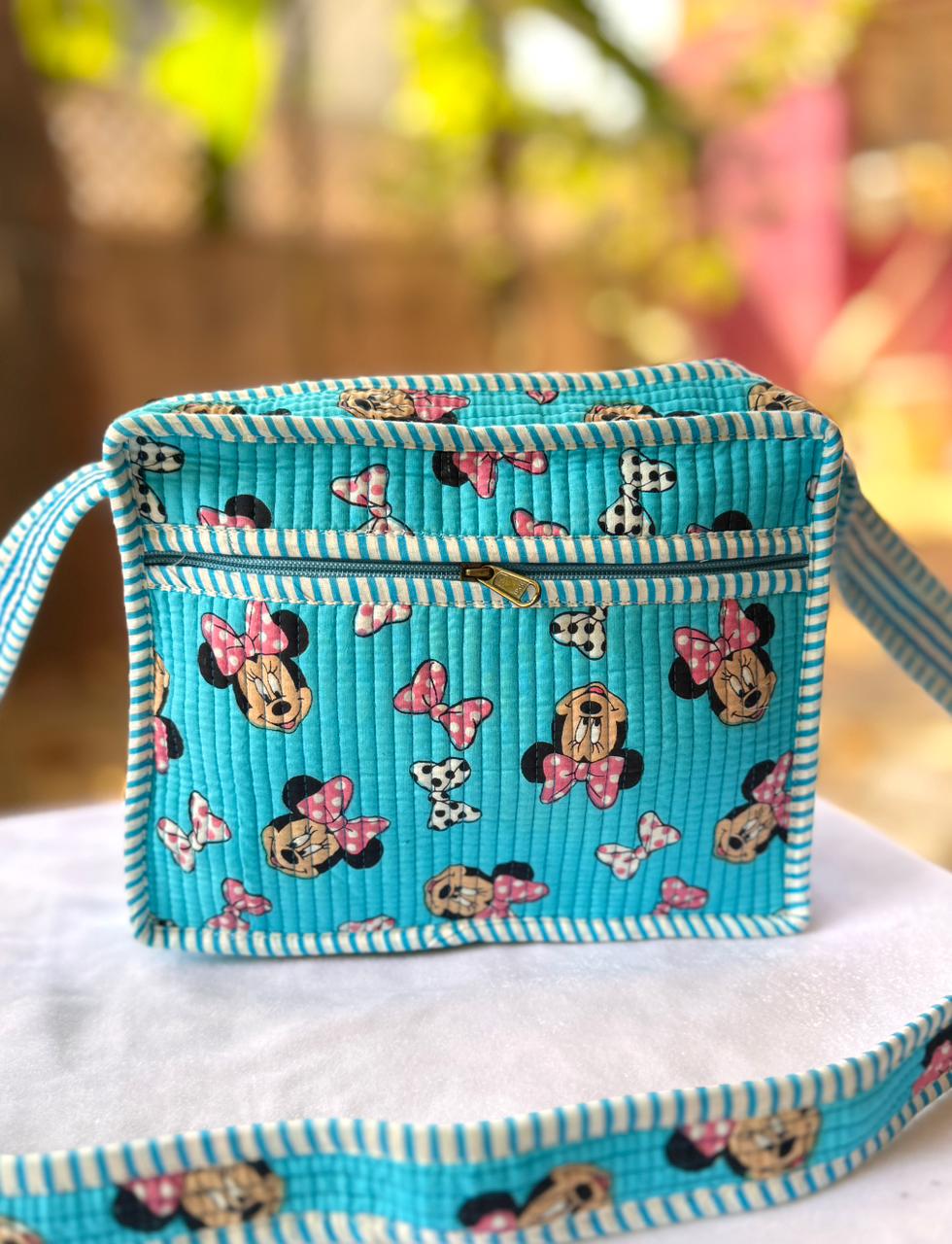 Dream Colors Quilted Cotton Sling Bag - Floral 4