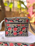 Dream Colors Quilted Cotton Sling Bag - Floral 2