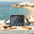 Dream Colors Quilted Cotton Sling Bag - Blue